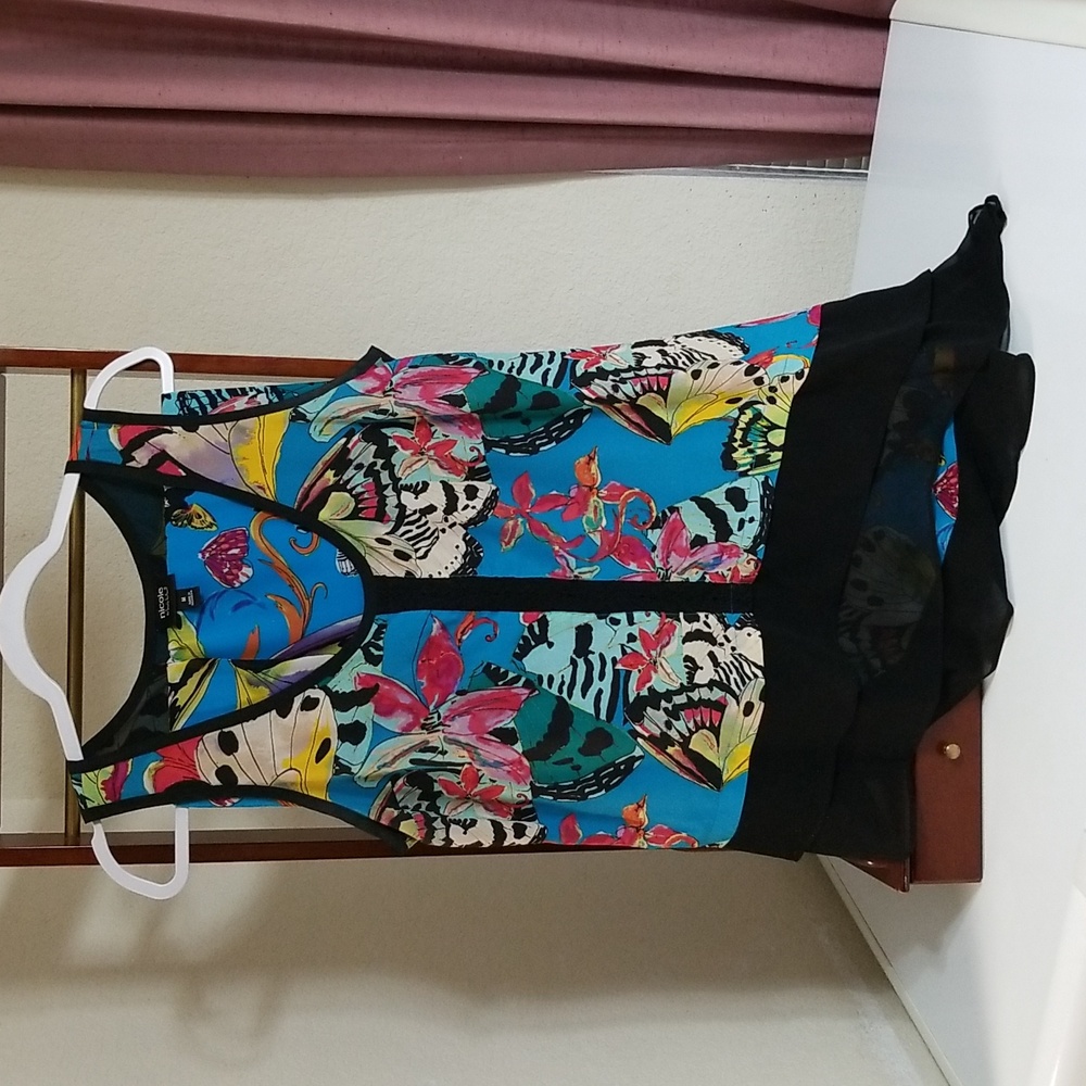 2pc Short sleeve Multicolored Skirt and blouse set